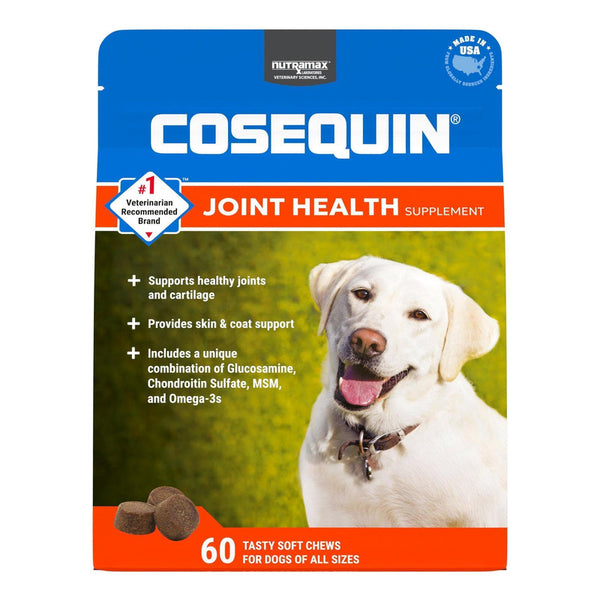 Cosequin Suplemento Salud Articular Para Perros Nutramax 60 Masticables