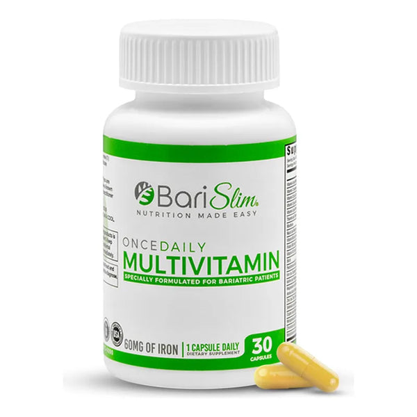 Capsulas Multivitaminicas Bariatricas 60mg Hierro Once Daily Suplemento