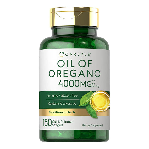 Aceite De Oregano Carlyle 3000 Mg 150 Caps Potencia Natural