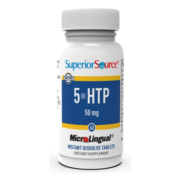 5 Htp Suplementos Nutricionales 50 Mg 60 Capsulas Altamente Efectivas
