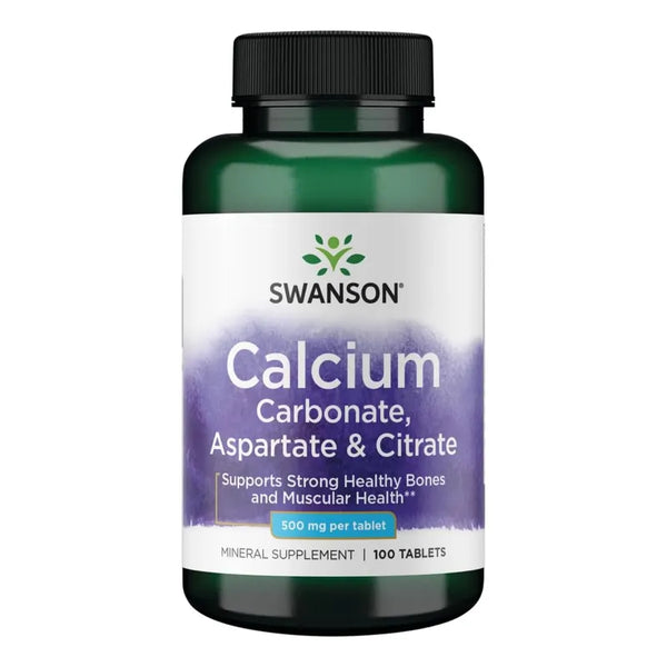 Calcio Carbonato Aspartato Citrato 500 Mg 100 Tablets