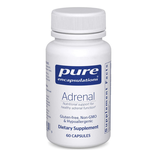 Adrenal Pure Encapsulations Suplemento 60 Cápsulas Cortisol Vitalidad