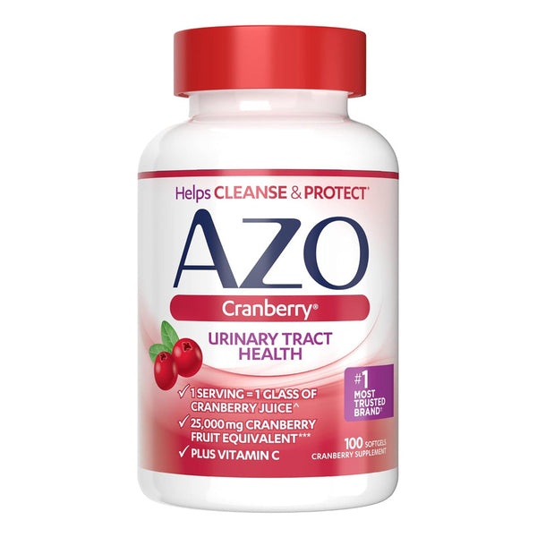 Suplemento Urinario Azo Cranberry 100 Capsulas Sin Azucar