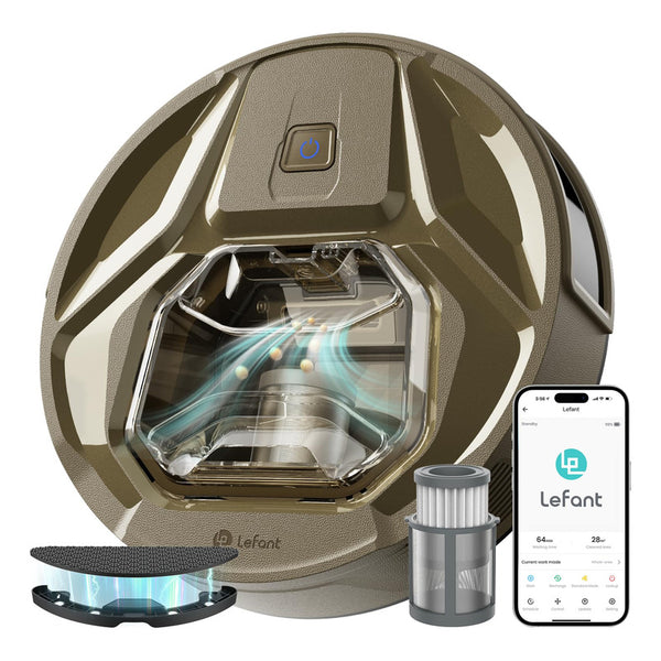 Aspirador Robot Lefant M320G Succión 8000Pa Detección Alfombras