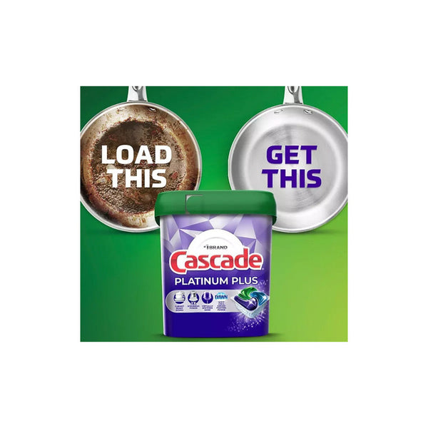 Cascade Platinum Plus Detergente Lavavajillas Aroma Fresco 81 Capsulas