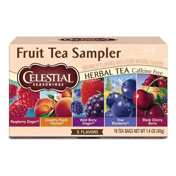 Celestial Seasonings Té De Frutas Sin Cafeína Paquete Variado Sostenible