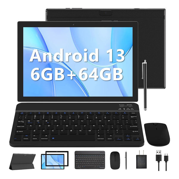 Tablet 10 Pulgadas 2 En 1 6GB RAM 64GB-1TB Alm Android 13