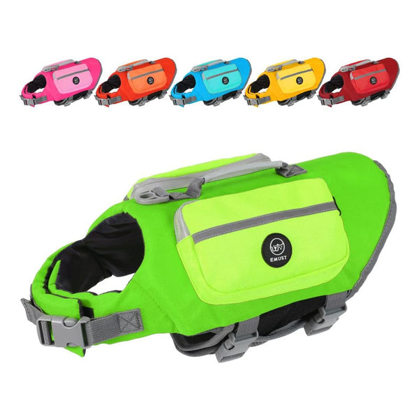 Chaleco Salvavidas Para Perro Deportivo Emust Con Asa Reflectante