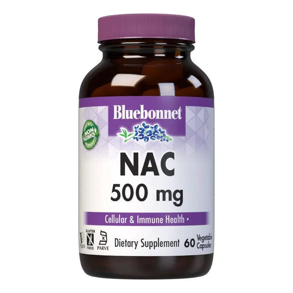 Capsulas Nac 500 Mg 60 Unidades Apoyo Antioxidante Salud Celular