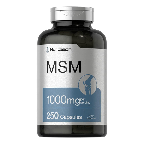 Cápsulas Msm 1000 Mg 250 Unidades Liberación Rápida Natural