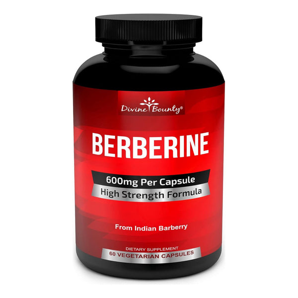 Berberina Pura Complex 600 Mg 60 Capsulas Alta Potencia Extracto Natural