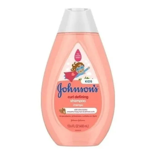 Curl Shampoo Kids Babies Johnsons Champú Rizos Niños Bebés Cabello Saludable