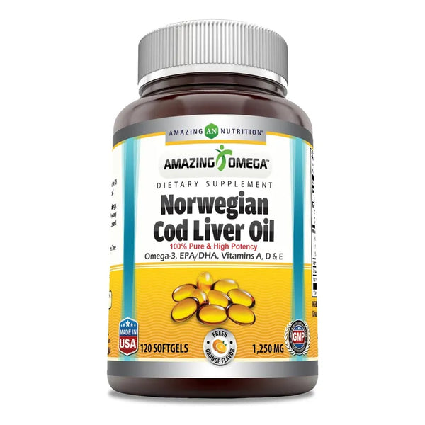 Aceite Higado Bacalao Noruego Omega 1250 Mg 120 Cap