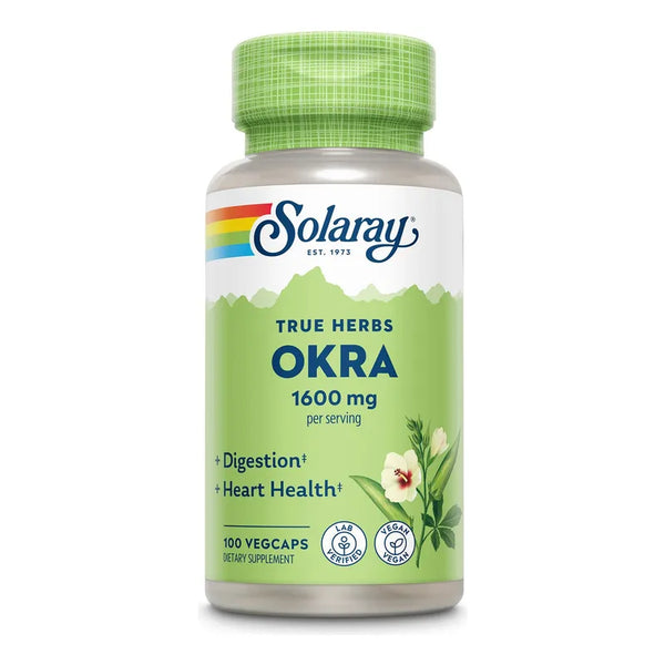 Okra Fruit 1600 Mg Suplemento Apoyo Digestivo Y Cardíaco