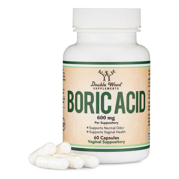 Suplemento Vaginal Acido Borico 600 Mg Apoyo PH Y Control Olor