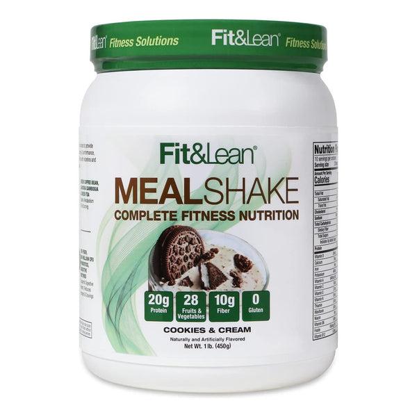Batido De Reemplazo De Comida Fit Lean 450 Gr Quemar Grasa