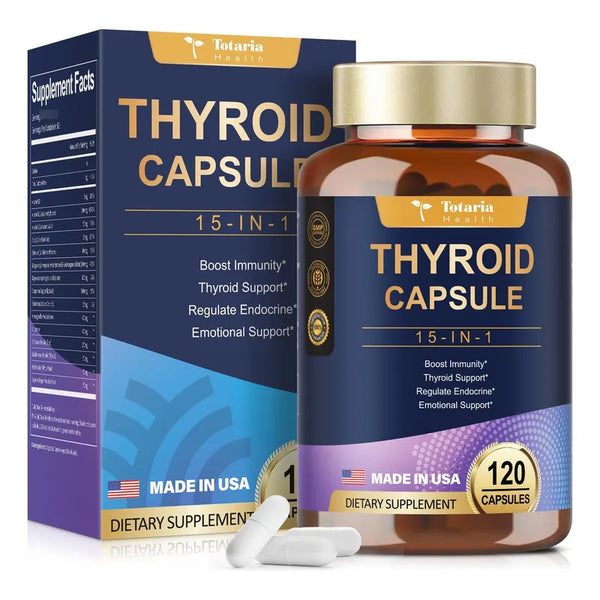 Capsulas Tiroides Complejo Natural Ashwagandha L Tirosina Beneficios De Salud