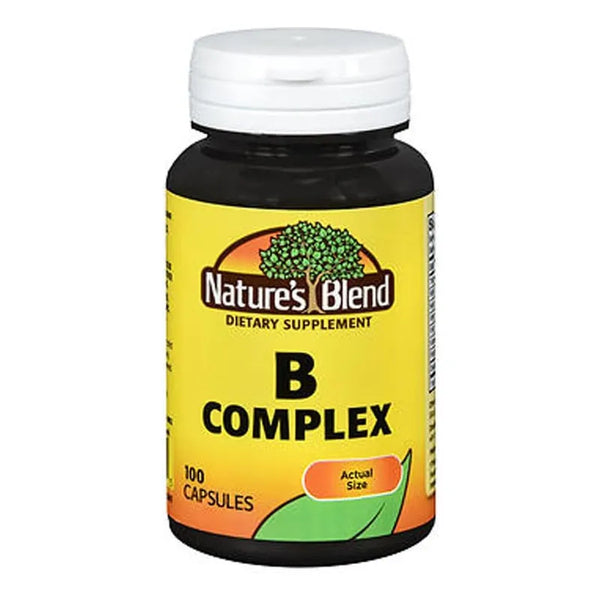 Capsulas Complejo B 100 Unidades Energia Metabolismo Salud Natures Mezcla
