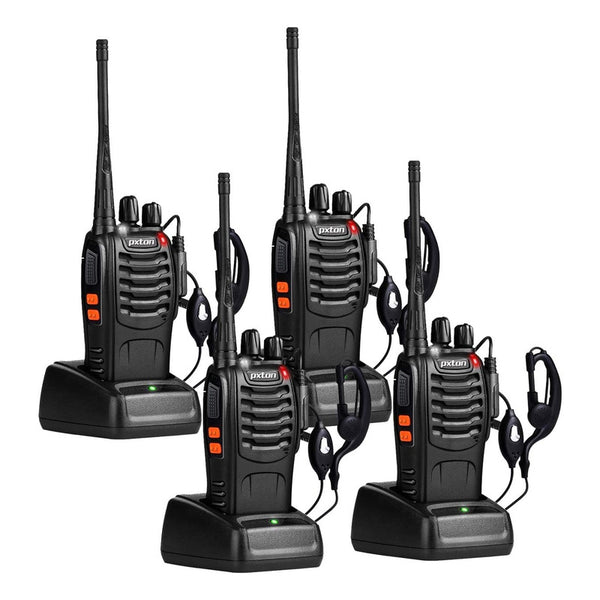 Walkie Talkie Bidireccional Woki Toki 4 Unidades Alcance 3 Millas Recargables