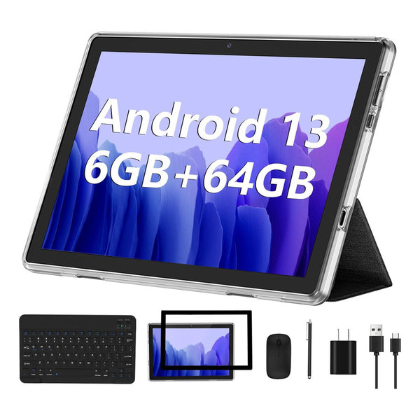 Tablet 10 Pulgadas Android 13 Versatilidad Con 6GB Ram 64GB Rom Y 1TB Expansible