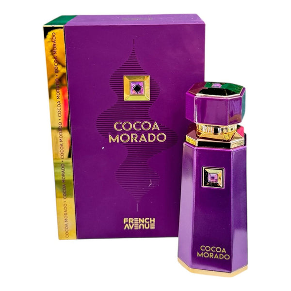 Perfume French Avenue Cocoa Morado Unixes Oriental Amaderada Lujosa Fragancia