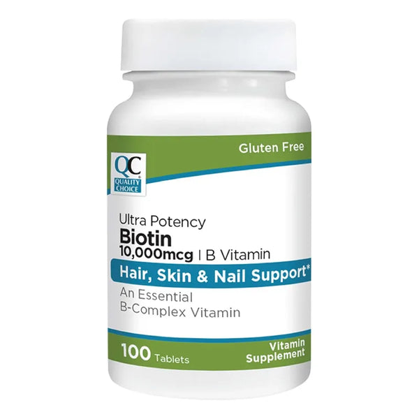 Biotina 10000 Mcg Ultra Potente Para Uñas Piel Y Cabello