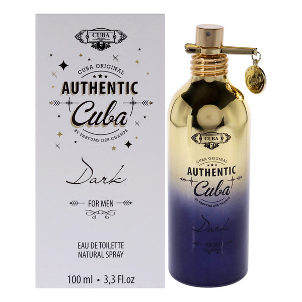 Perfume Cuba Authentic Dark Edt 100ml Para Hombre Fragancia Especiada Aromática