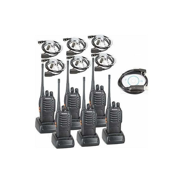 BaoFeng BF-888S Walkie Talkies Con Linterna Y Banda UHF Ideal Para Exteriores