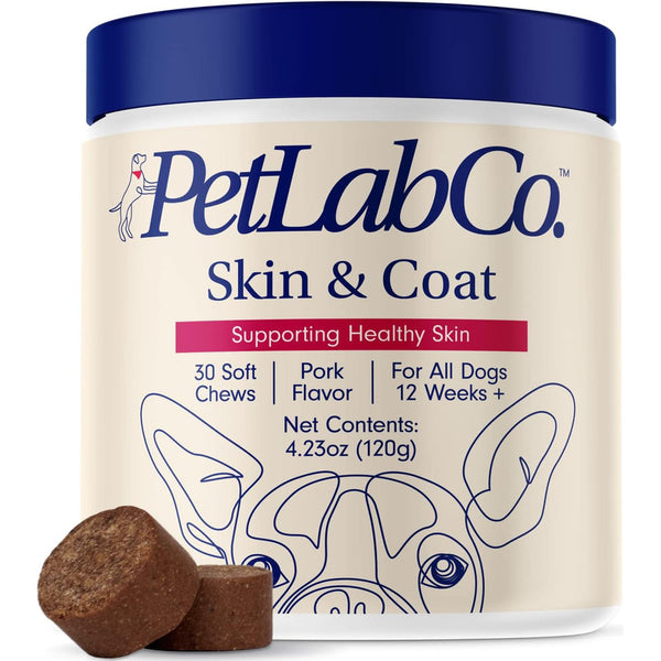 Masticable Para Perros PetLab Co Salud Piel Y Pelaje Con Ácidos Grasos