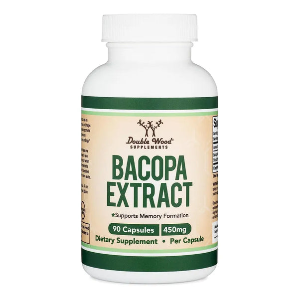 Bacopa Monnieri 450mg Suplemento Natural 90 Cápsulas Salud Mental y Memoria