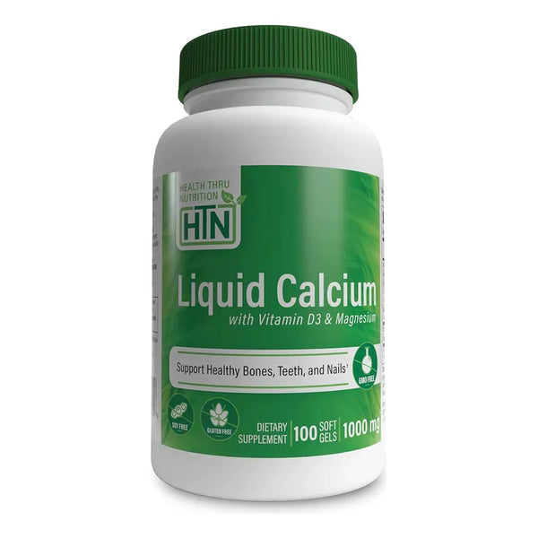 Calcio Líquido 1000 Mg Magnesio 400 Vitamina D3 Suplemento Salud Ósea