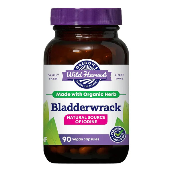 Capsulas De Algas Marinas Bladderwrack Organicas 90 Unidades
