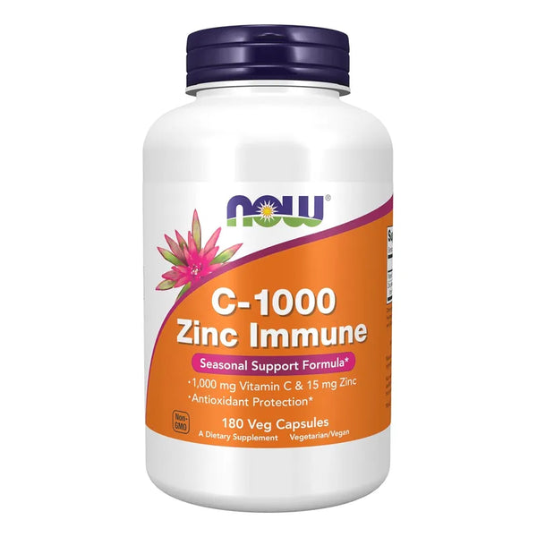 Capsulas C1000 Con Zinc Vitaminas Inmunologico Antioxidante 180