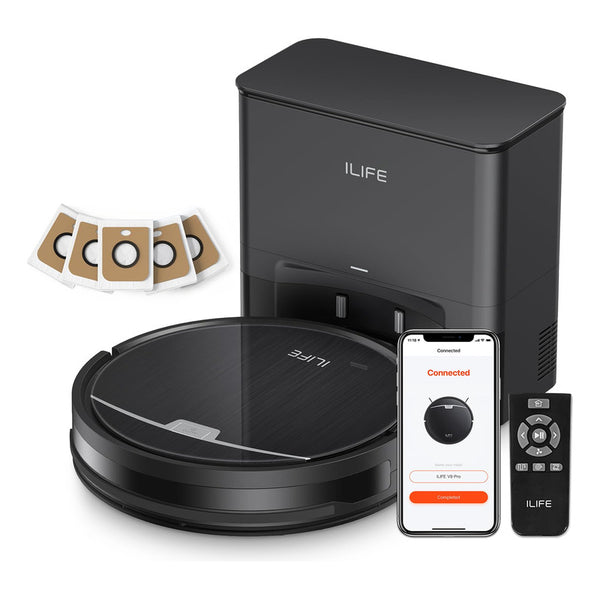 Robot Aspirador Ilife V9 Pro Autovaciante Con Control App Y Alexa