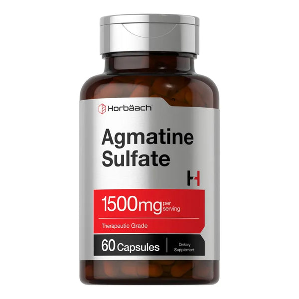 Capsulas Sulfato De Agmatina 1500 Mg 60 Unidades Suplemento Sin Gluten