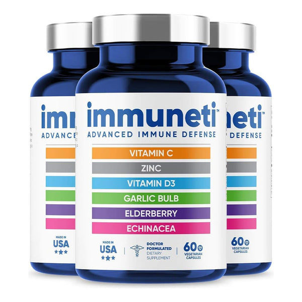 Suplemento Immuneti Defensa Inmune 6 En 1 Avanzada 180 Capsulas Antioxidantes