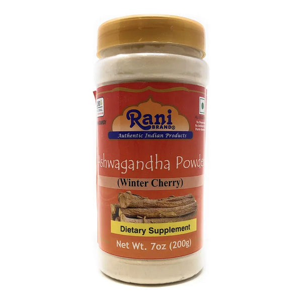 Ashwagandha Polvo Rani Root 200g Natural Sin Sal Sin Omg