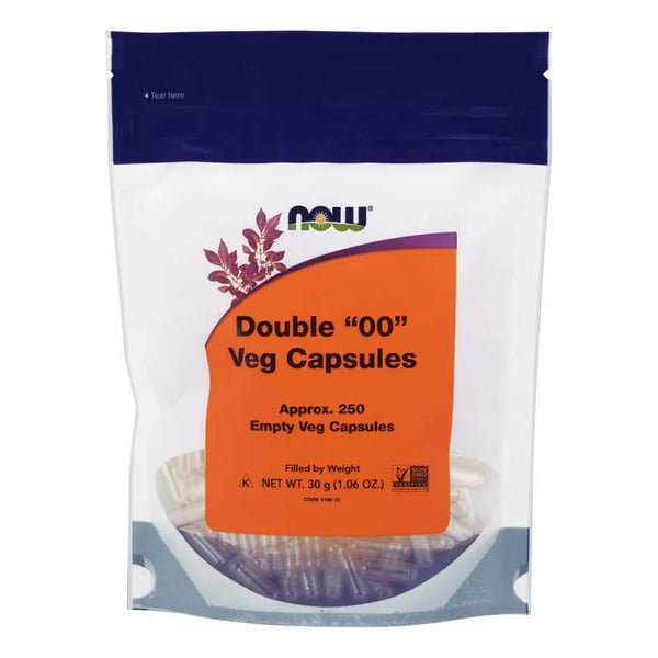 Capsulas Vegetales Vacías Doble 00 250 Unidades Para Vitaminas Y Minerales