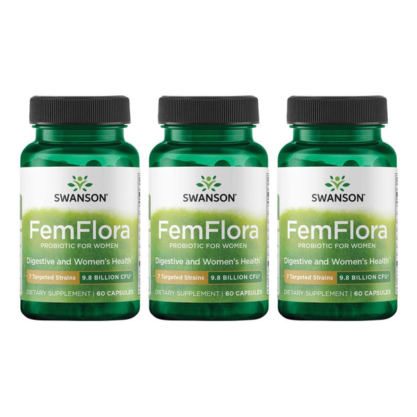 FemFlora Suplemento Probiótico Femenino Para Salud Íntima Y Digestiva