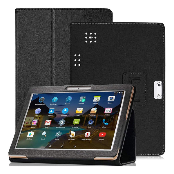 Funda Tablet 10 PulG Yuntab De Piel Sintética Con Multiángulos