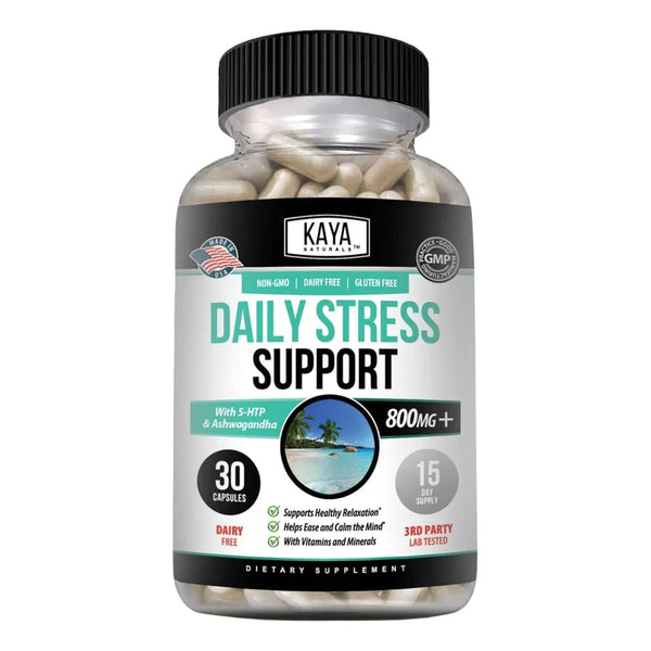 Cápsulas Happy Pills Suplemento Natural Para Aliviar Estrés Relaja Mente