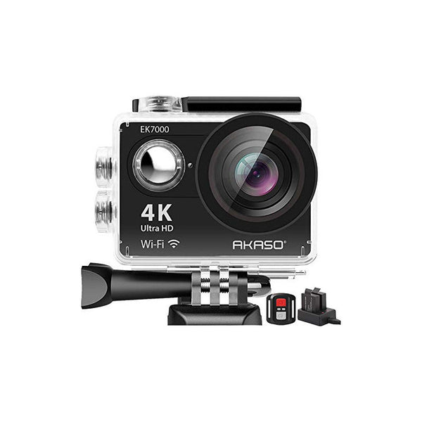 Akaso Ek7000 Cámara 4K Wifi Ultra HD Con Accesorios Resistente Al Agua