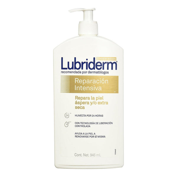 Crema Lubriderm Dorada Reparación Intens Hidratación Profunda Piel Renovada