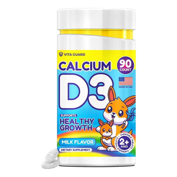 Tabletas Masticables Calcio D3 Niños 640mg Vi Extract