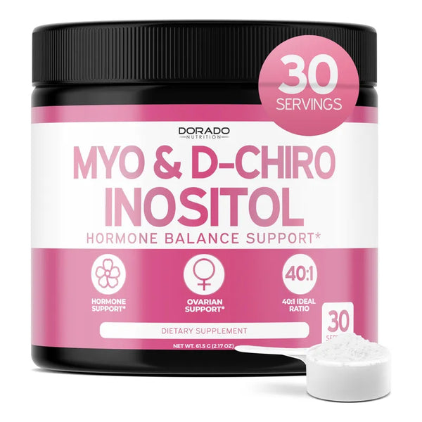 Suplemento En Polvo De Mio-Inositol Balance Hormonal Salud Ovarica