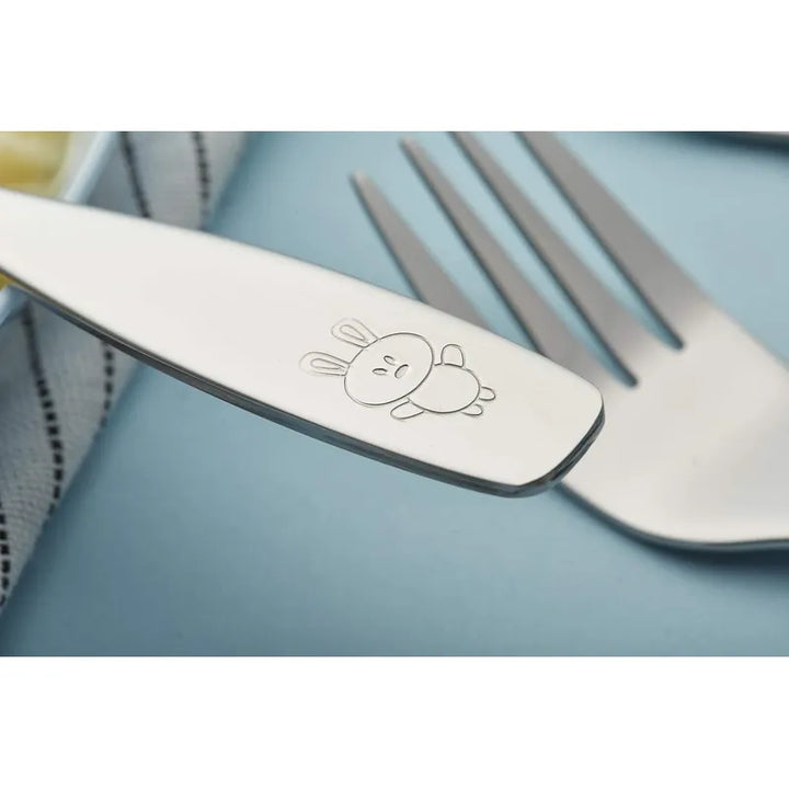 Utensilios Infantiles De Acero Inoxidable, 3 Tenedores 3 Cuc - Imagen 4