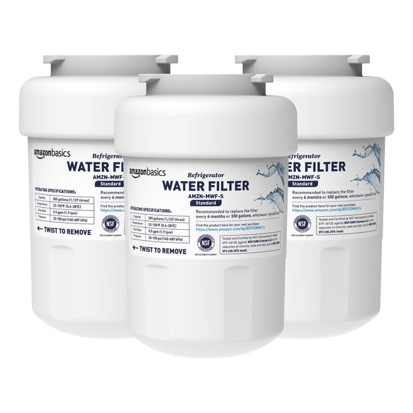 Cartucho Filtro De Agua Amazon Basics Ge Mwf Paquete De 3 Elimina Cloro