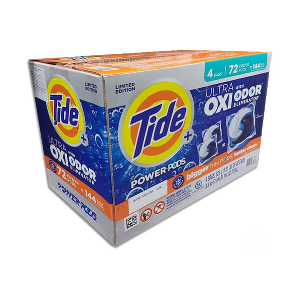 Detergente Tide Pods Con Oxi Odor 72 Unidades Ultra Poder Limpieza