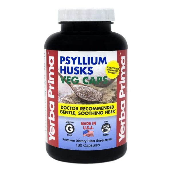 Cascara De Psyllium 625 Mg 180 Capsulas Naturales Para Salud Digestiva