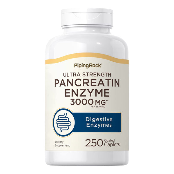 Enzimas Digestivas Pancreatina 3000 Mg 250 Comprimidos Ultra Fuertes